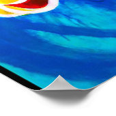 Der brennende Star Poster (Ecke)