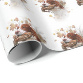Der Bretagne-Spaniel-Tal-Tal Geschenkpapier (Rolleneckpunkt)