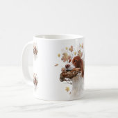 Der Bretagne-Spaniel-Tal-Tal Kaffeetasse (Vorderseite Links)