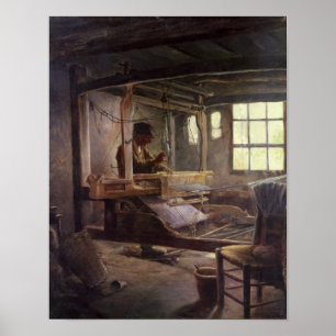 Der bretonische Weber, 1888 Poster