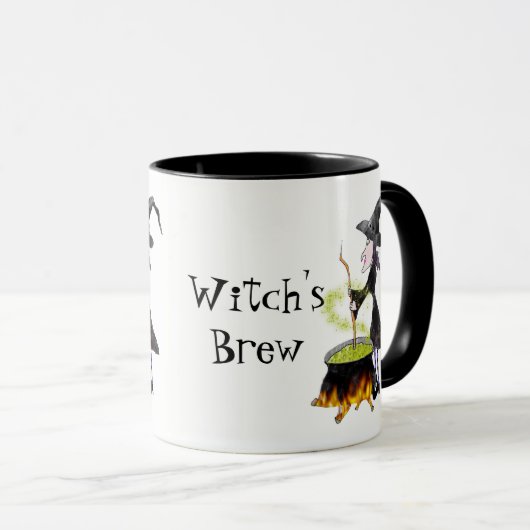 Der Brew-Halloween-Tasse der Hexe Tasse (VorderseiteRechts)