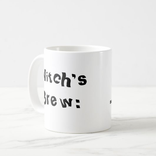 Der Brew-Kaffee-Tasse der Hexe Kaffeetasse (Vorderseite Links)
