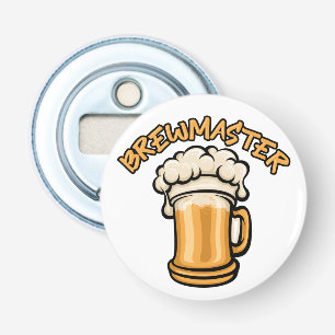 Der Brewmaster braucht eine Bier-Tasse Flaschenöffner