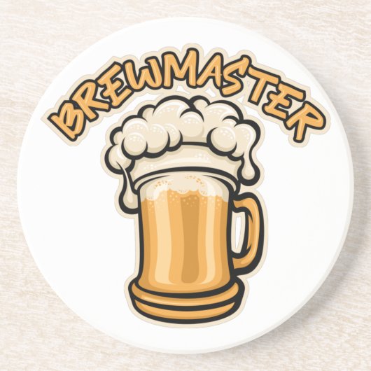 Der Brewmaster braucht eine Bier-Tasse Getränkeuntersetzer (Vorne)