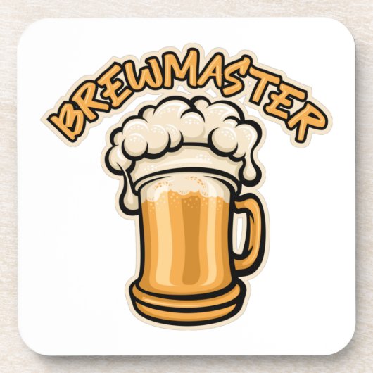 Der Brewmaster braucht eine Bier-Tasse Getränkeuntersetzer (Vorderseite)