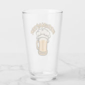 Der Brewmaster braucht eine Bier-Tasse Glas (Rückseite)