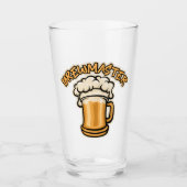 Der Brewmaster braucht eine Bier-Tasse Glas (Vorderseite)