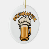 Der Brewmaster braucht eine Bier-Tasse Keramik Ornament (Rechts)