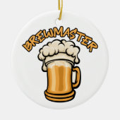 Der Brewmaster braucht eine Bier-Tasse Keramik Ornament (Vorne)
