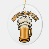 Der Brewmaster braucht eine Bier-Tasse Keramik Ornament (Links)