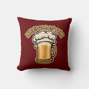 Der Brewmaster braucht eine Bier-Tasse Kissen