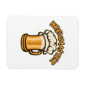 Der Brewmaster braucht eine Bier-Tasse Magnet (Horizontal)