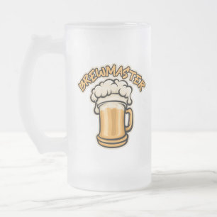 Der Brewmaster braucht eine Bier-Tasse Mattglas Bierglas