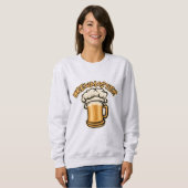 Der Brewmaster braucht eine Bier-Tasse Sweatshirt (Vorne ganz)