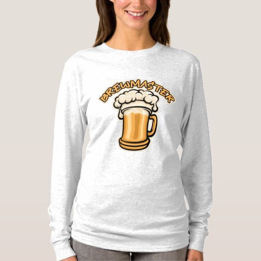 Der Brewmaster braucht eine Bier-Tasse T-Shirt (Vorderseite)