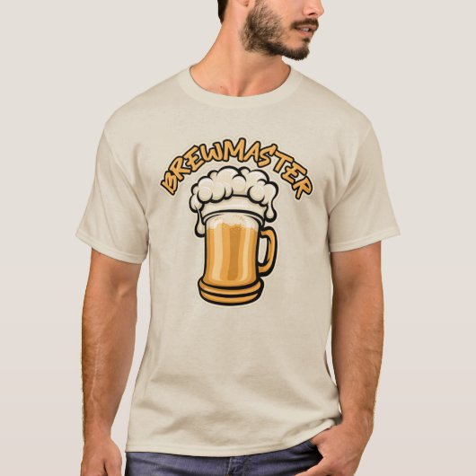 Der Brewmaster braucht eine Bier-Tasse T-Shirt (Vorderseite)