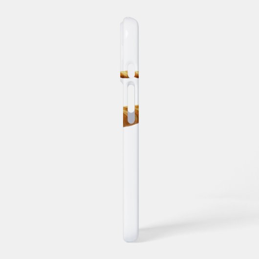 Der Brezel-Copter: Brot-Hubschrauber-Esskunst iPhone 16 Hülle (Linke Seite)