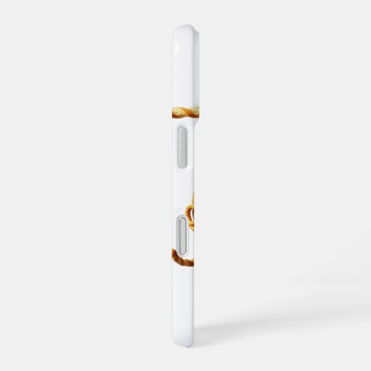 Der Brezel-Copter: Brot-Hubschrauber-Esskunst iPhone 16 Hülle (Rechte Seite)