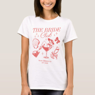 Der Bride Club Beach Wedding Junggeselinnen-Abschi T-Shirt