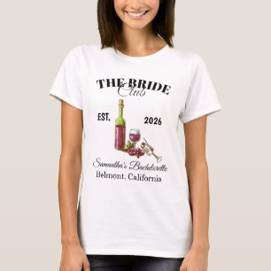 Der Bride Club Junggesellinnenabschied T-Shirt