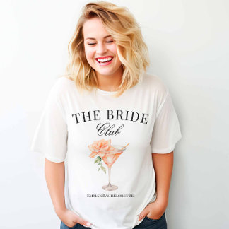 Der Bridge Club Blush Cocktail Tri-Blend Shirt