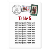 Der Brief des Weihnachtsmanns an den Nordpol ist u Tischnummer (Vorderseite)