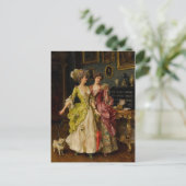 Der Brief, Federico Andreotti Art Postkarte (Stehend Vorderseite)