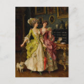 Der Brief, Federico Andreotti Art Postkarte (Vorderseite)