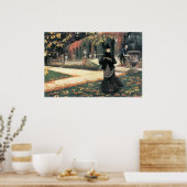 Der Brief kam von James Tissot praktisch Poster (Küche)