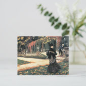 Der Brief kam von James Tissot praktisch Postkarte (Stehend Vorderseite)