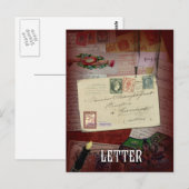 "Der Brief" Lenormand Postkarte (Vorne/Hinten)