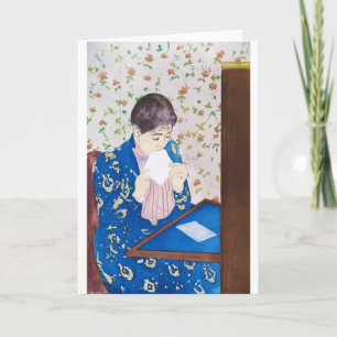 Der Brief, Mary Cassatt Karte