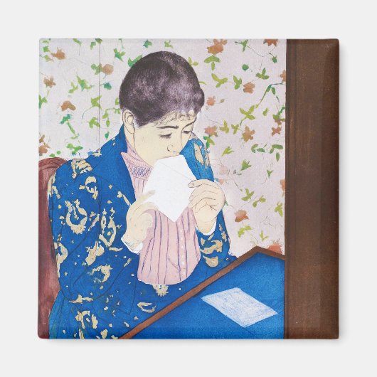 Der Brief, Mary Cassatt Magnet (Vorne)
