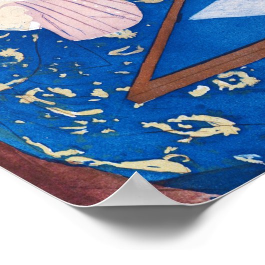 Der Brief, Mary Cassatt Poster (Ecke)