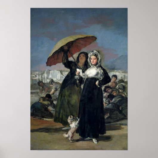 Der Brief oder, die jungen Frauen, c.1814-19 Poster (Vorne)