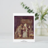 Der Brief von Borch D. J. Gerard Ter Postkarte (Stehend Vorderseite)