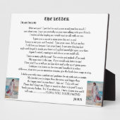 DER BRIEF VON JESUS FOTOPLATTE (Seite)