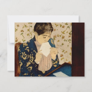 Der Brief von Mary Cassatt (ca. 1891) Einladung