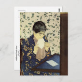 Der Brief von Mary Cassatt Postcard Postkarte (Vorne/Hinten)