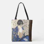 Der Brief von Mary Cassatt, Vintager Impressionism Tasche (Rückseite)