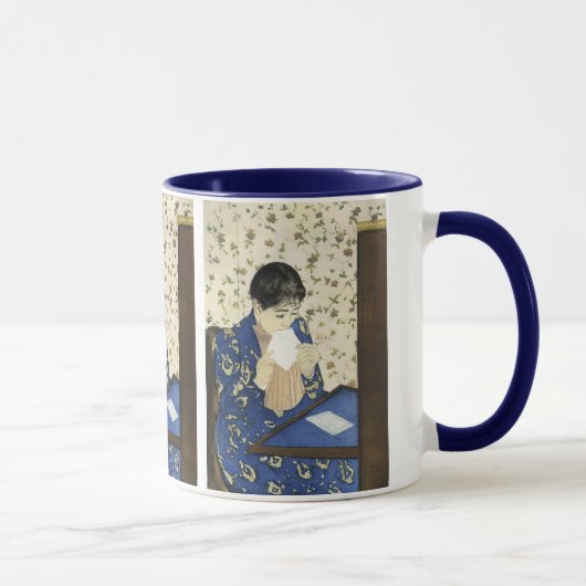 Der Brief von Mary Cassatt, Vintager Impressionism Tasse (Rechts)