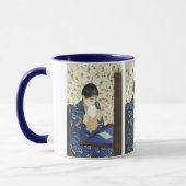 Der Brief von Mary Cassatt, Vintager Impressionism Tasse (Links)