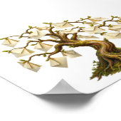 Der Briefbaum Umschläge 6x4 Poster (Ecke)