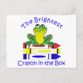 Der Brighteste Crayon Postkarte (Vorderseite)