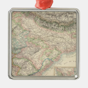 Der britische Besitz in den Ostinseln Silbernes Ornament