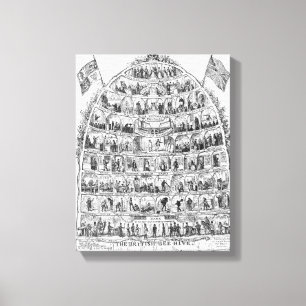 Der britische Bienenstock, 1867 Leinwanddruck