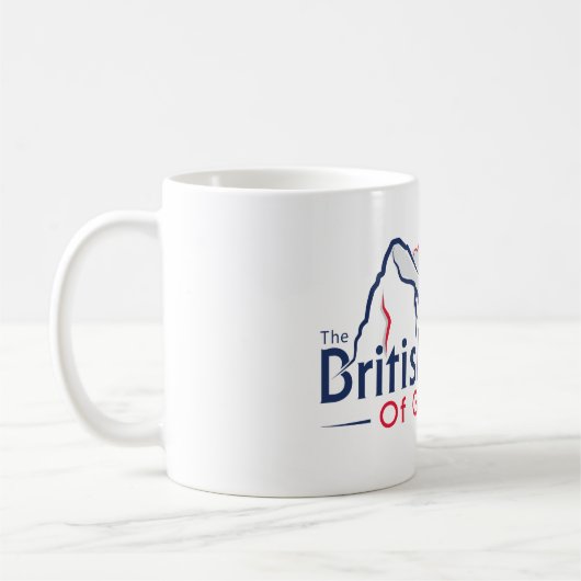 Der britische Felsen von Gibraltar-Tasse Kaffeetasse (Links)