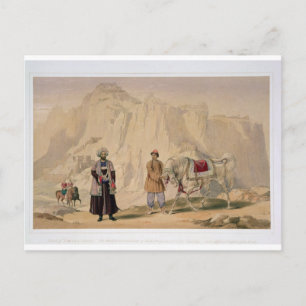 Der britische Kommandant von Shah Shoojans zweiter Postkarte