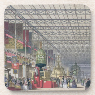 Der britische Nave der großen Ausstellung, 1851 Untersetzer