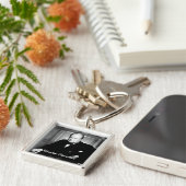 Der britische Premierminister Sir Winston Churchil Schlüsselanhänger (Seite)